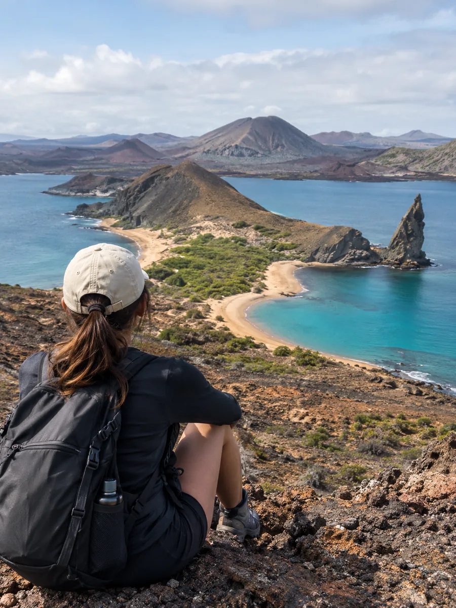 Aussicht auf der Bartolomé-Insel